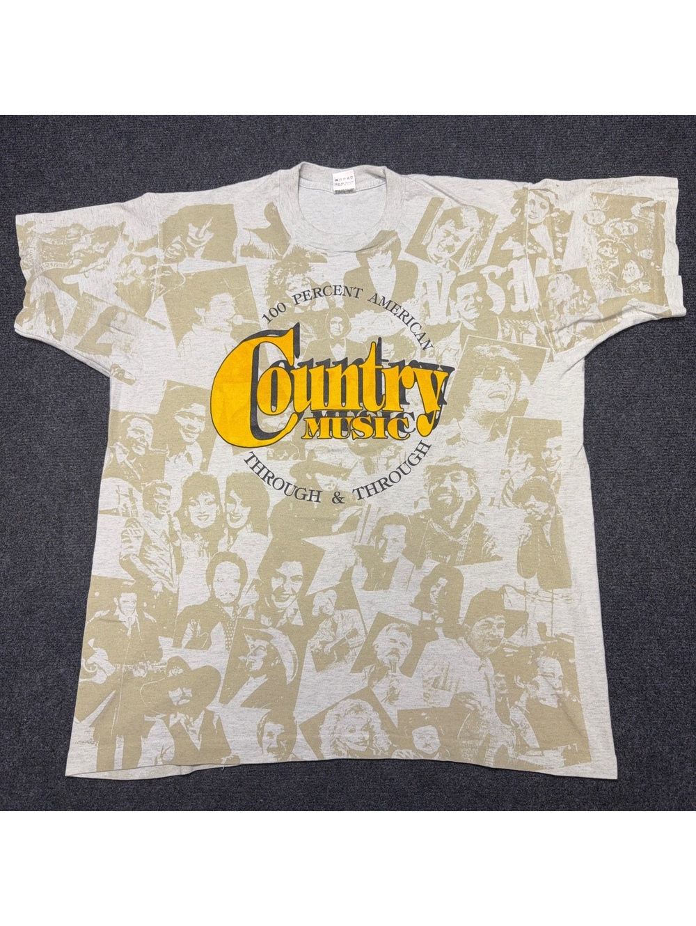 Vintage AOP Country Music men's size XL